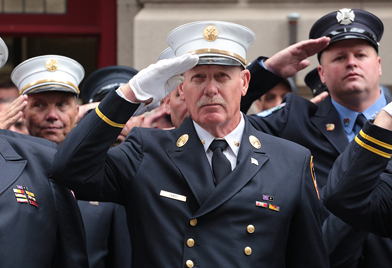 9/11 Firemen : Richard Moore : Photographer